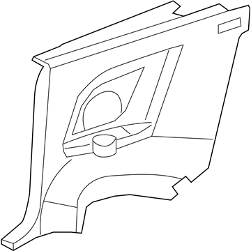 Mopar XR10BD1AC Panel-Quarter Trim