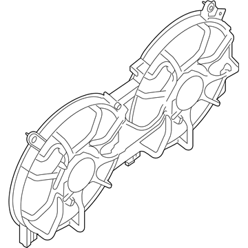 Nissan 21481-ZX50A Motor Assy-Fan & Shroud