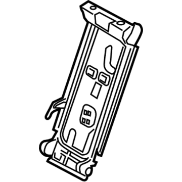 BMW 52-20-7-385-390 Backrest Frame, Middle