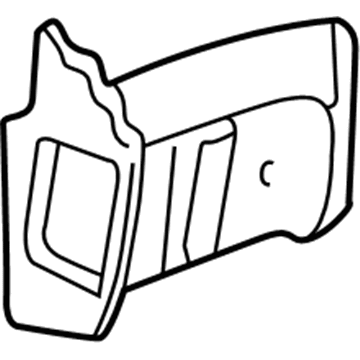 BMW 51-71-8-125-967 Front Left Brake Air Duct