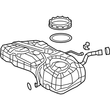 Honda 17044-T0A-A00 Tank, Fuel