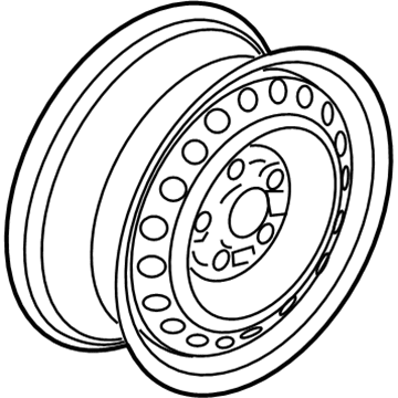 Honda 42700-TS8-A01 Disk, Wheel (16X6 1/2J) (Topy)