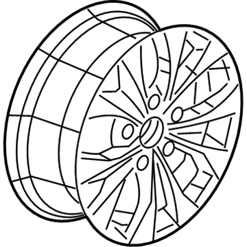 Honda 42700-TR4-A91 Wheel, Disk Al