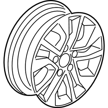 Honda 42700-TR3-A92 Disk, Aluminum Wheel (16X6 1/2J) (Tpms) (Dicastal)