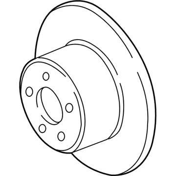 GM 92218356 Rotor, Rear Brake