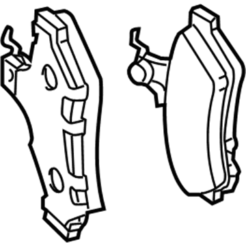 GM 92265457 Rear Pads