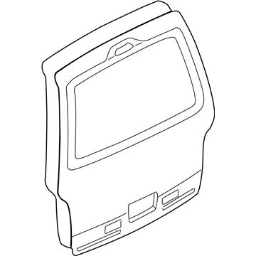 Nissan 90100-7B230 Door Assy-Back