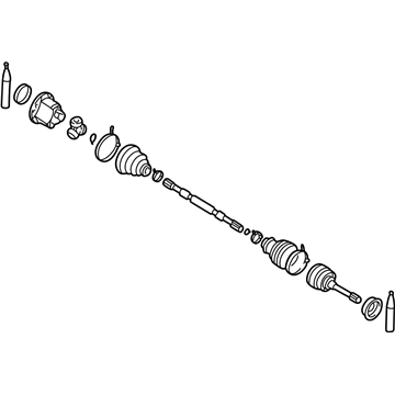 Nissan 39100-2S660 Shaft Assembly-Front Drive R