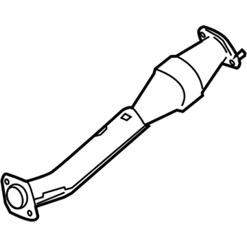Nissan 20020-ZL80A Exhaust Tube Assembly, Front