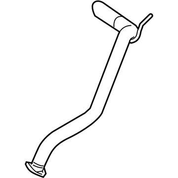 Nissan 20050-ZL60A Exhaust Tube Assembly, Rear