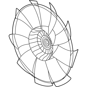 Honda 19020-64A-A01 FAN, COOLING