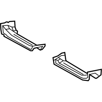 Lexus 57054-30071 Reinforcement Sub-Assy, Front Floor Cross Member, LH