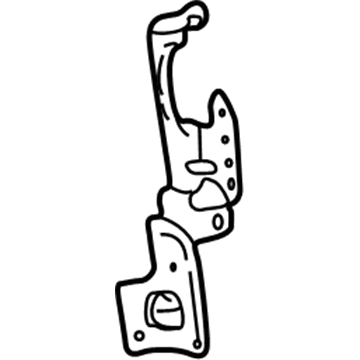 Toyota 86211-48040 AM/FM CD Bracket