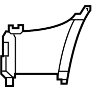 Kia 865741W700 Air Duct-Front Bumper, R