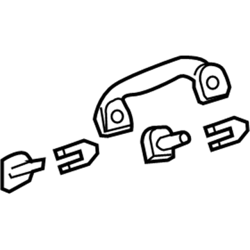 Honda 83240-SNA-A01ZD Grab Rail Assy. *NH556L* (GRAY)