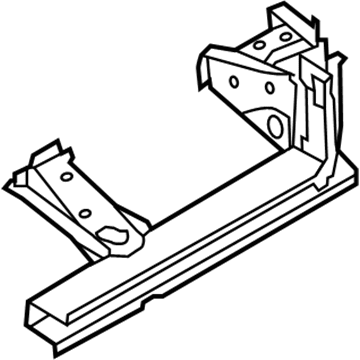 Nissan 76421-1JA0A Sill Assy-Rear, LH