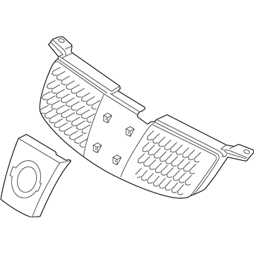 Nissan 62070-6Z51A Grille Radiator