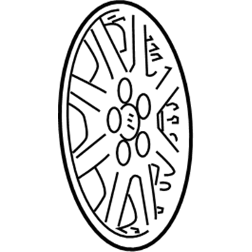 GM 9593864 Wheel Cover