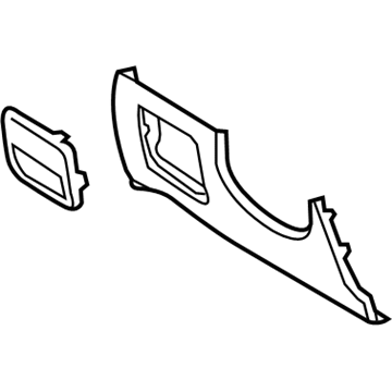 Hyundai 84750-D3100-TGG Panel Assembly-Lower Crash Pad, LH