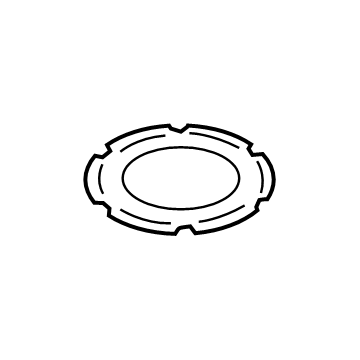 Nissan 17343-5RL0A Plate-Lock, Fuel Gauge
