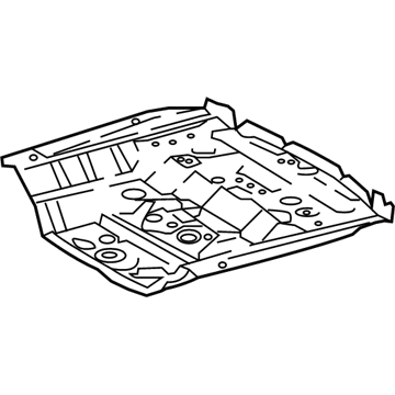 Lexus 58301-50905 Pan Sub-Assy, Rear Floor