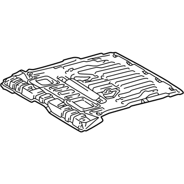 Toyota 58311-42030 Pan, Rear Floor