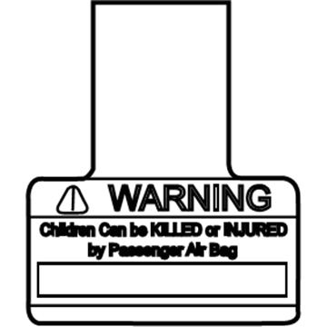GM 88973261 Caution Label