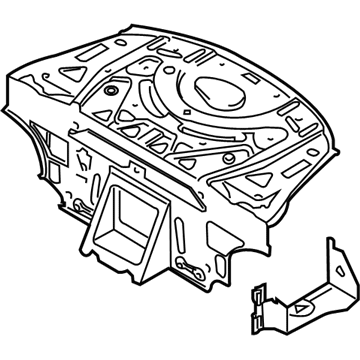 BMW 41-13-7-135-453 Partition Trunk