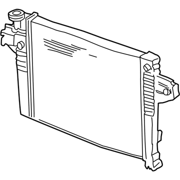 Mopar 5174154AB Engine Cooling Radiator