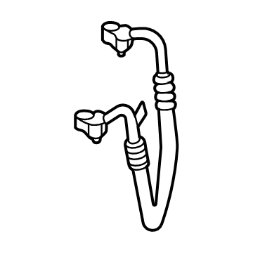 BMW 64-53-9-493-985 PRESSURE HOSE ASSY COMPRESSO