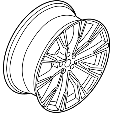 BMW 36-11-8-090-109 Disk Wheel, Light Alloy, In