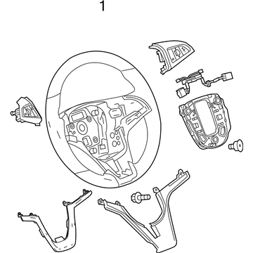 GM 13409681 Steering Wheel