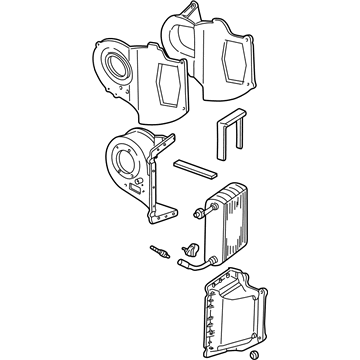 Ford XL2Z-19850-LC Housing Assembly