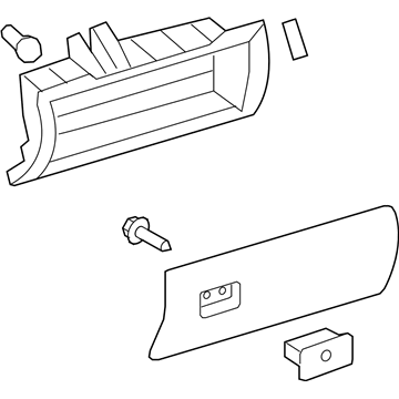 Toyota 55320-0C012-B0 Glove Box Assembly