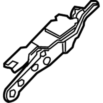 BMW 41-61-3-452-843 Left Engine Hood Hinge