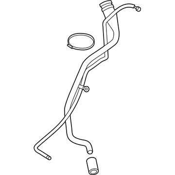 BMW 16-11-7-277-672 Plastic Filler Pipe