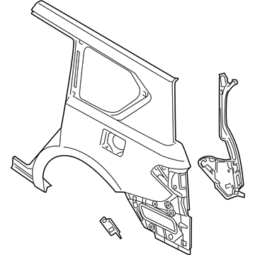 Nissan 78101-5ZT0A Fender-Rear, LH