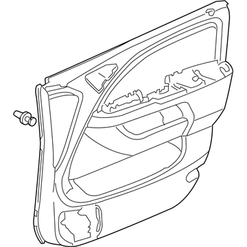 Honda 83507-SHJ-A43ZA Lining, R. FR. Door (Lower) *G64L* (OLIVE)