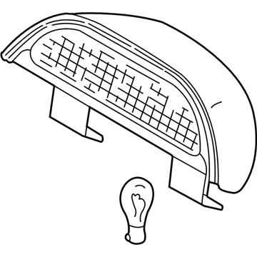 Kia 0K52Y51580BTDS Lamp-High Mounting S