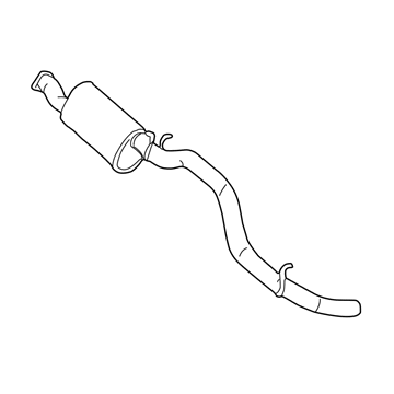 Ford 2C3Z-5230-AA Muffler