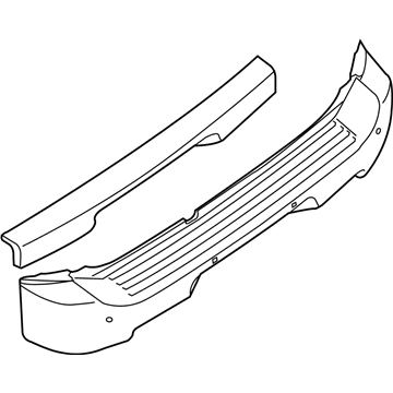 Infiniti 85022-7S620 Rear Bumper Fascia Kit