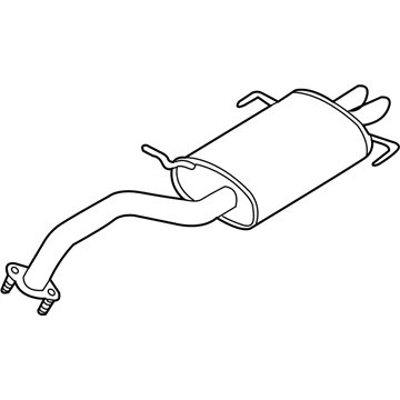 Infiniti 20100-5Y700 Exhaust Main Muffler Assembly