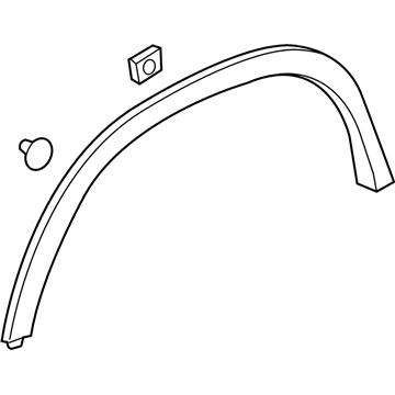 GM 95275468 Wheel Opening Molding