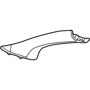 Mopar TZ28TL2AB Cover-A Pillar Trim