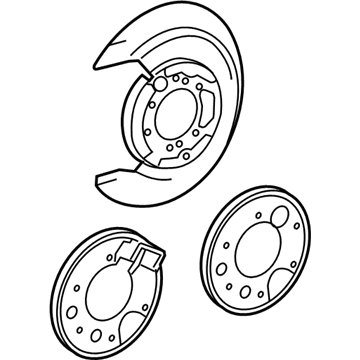 Mopar 5139222AA Plate-Brake Backing