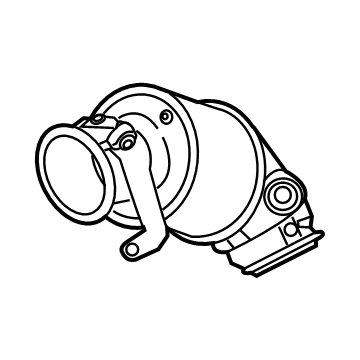 BMW 18-32-7-856-829 Exchange Catalytic Converter.Close To Engine Top