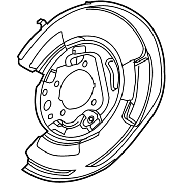 Lexus 46503-24120 Plate Sub-Assembly, Park