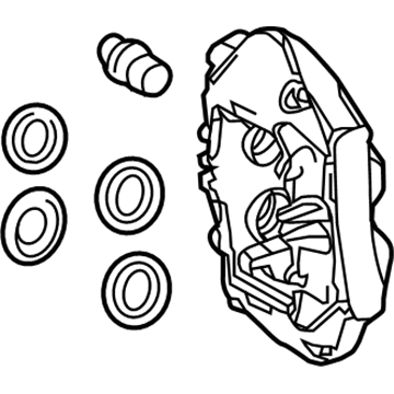 Lexus 47850-0W120 Rear Disc Brake Cylinder Assembly