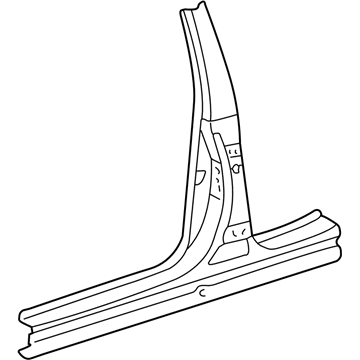 Lexus 61312-30290 Pillar, Center Body, Outer LH