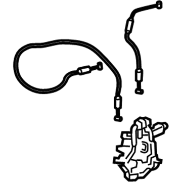 Lexus 64600-33180 Luggage Compartment Door Lock Assembly